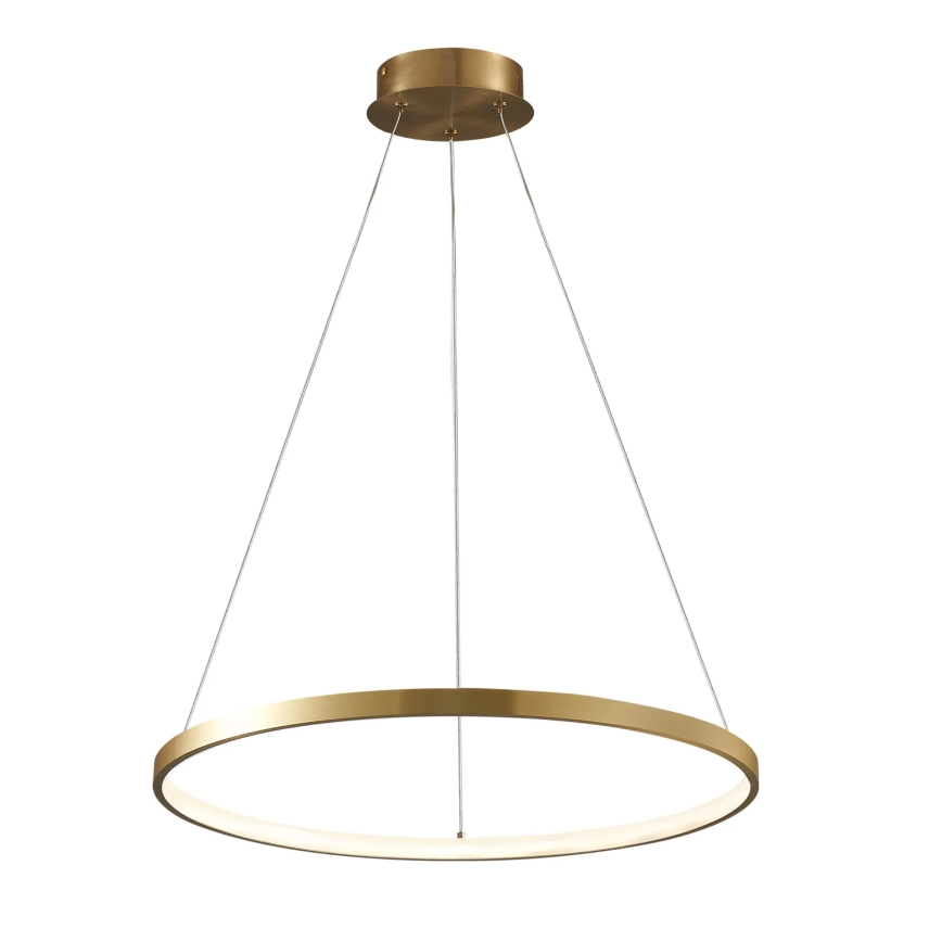 LED Luster na sajli LEA LED/20W/230V 4000K pr. 50 cm zlatna