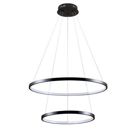 LED Luster na sajli LEA LED/35W/230V 4000K pr. 60 cm crna