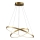 LED Luster na sajli LEA LED/35W/230V 4000K pr. 60 cm zlatna