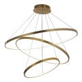 LED Luster na sajli LEA LED/60W/230V 4000K pr. 80 cm zlatna