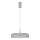 LED Luster na sajli LED/10W/230V 3000K sjajni krom pr. 35 cm