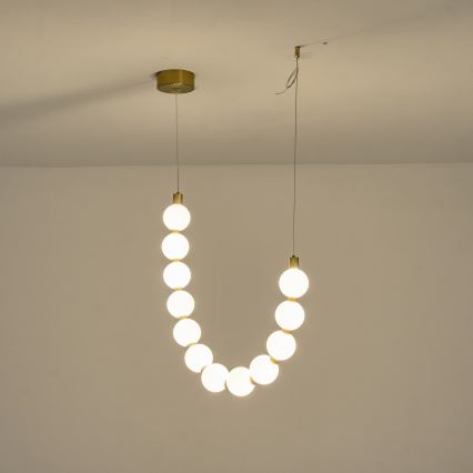 LED Luster na sajli LED/12W/230V 3000K