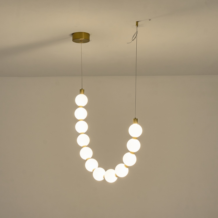 LED Luster na sajli LED/12W/230V 3000K
