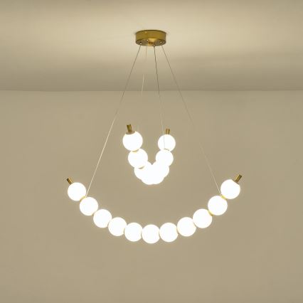 LED Luster na sajli LED/19W/230V 3000K