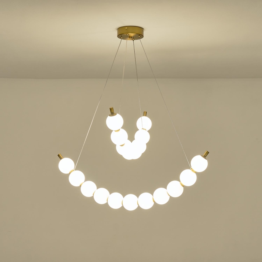 LED Luster na sajli LED/19W/230V 3000K