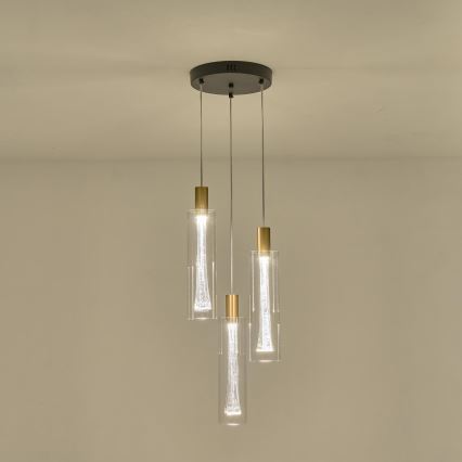 LED Luster na sajli LED/21W/230V 3000K