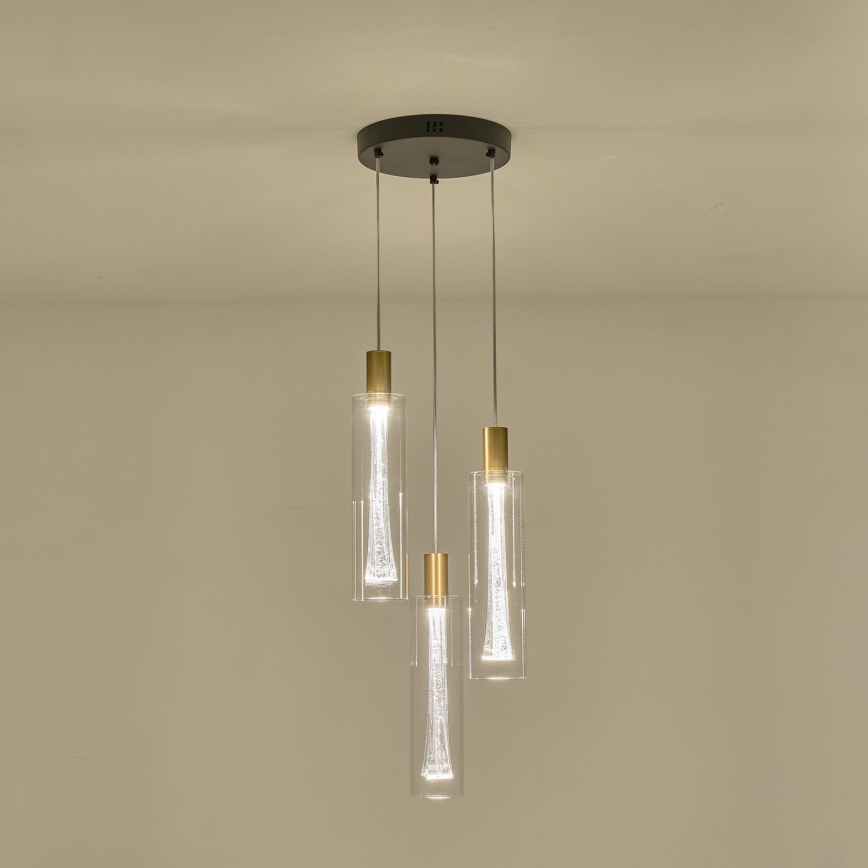 LED Luster na sajli LED/21W/230V 3000K