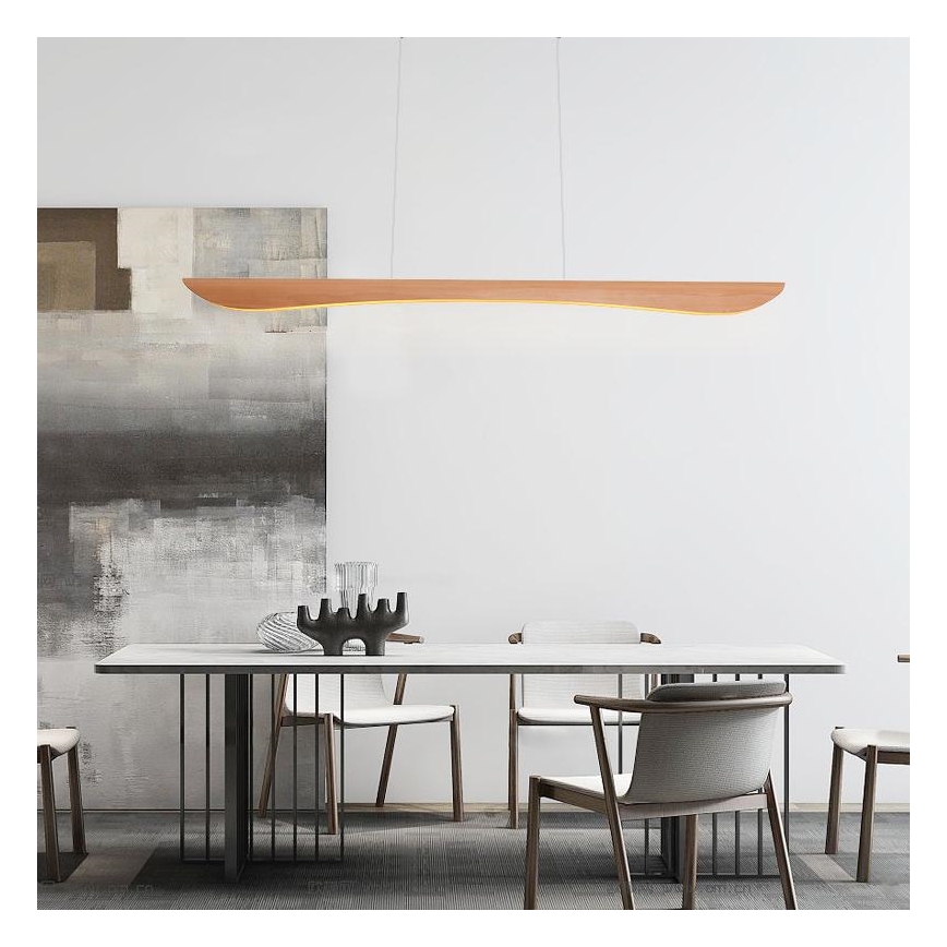 LED Luster na sajli LED/22W/230V 4000K 120 cm bukva/masivni