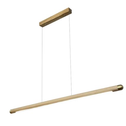 LED Luster na sajli LED/22W/230V 4000K 120 cm jasen/masivni