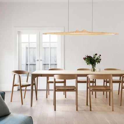 LED Luster na sajli LED/22W/230V 4000K 120 cm jasen/masivni