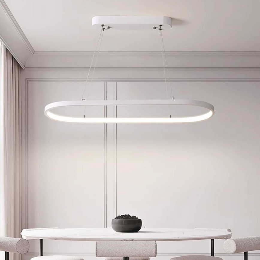LED Luster na sajli LED/24W/230V 3000K bijela