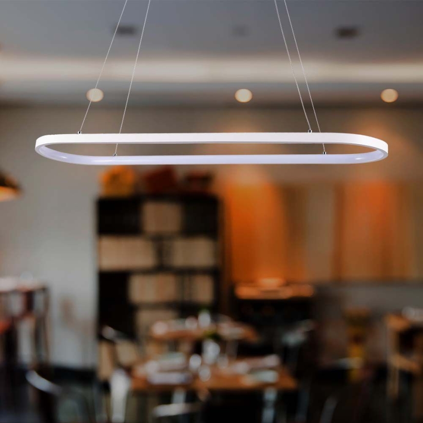 LED Luster na sajli LED/24W/230V 3000K bijela