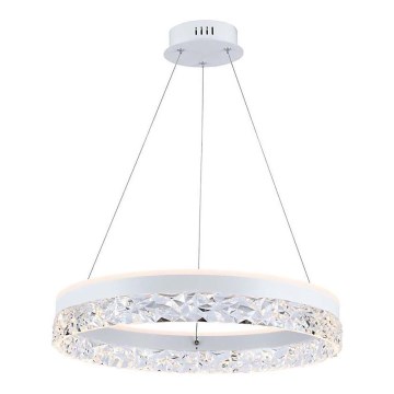 LED Luster na sajli LED/25W/230V 3000K pr. 50 cm bijela