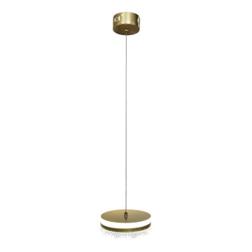 LED Luster na sajli LED/25W/230V pr. 20 cm zlatna