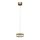 LED Luster na sajli LED/25W/230V pr. 20 cm zlatna