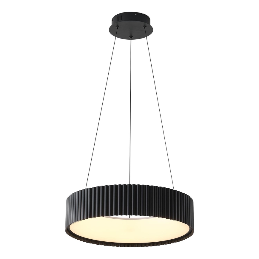 LED Luster na sajli LED/30W/230V 3000K crna