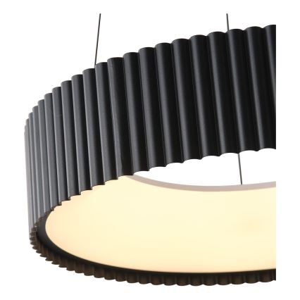 LED Luster na sajli LED/30W/230V 3000K crna
