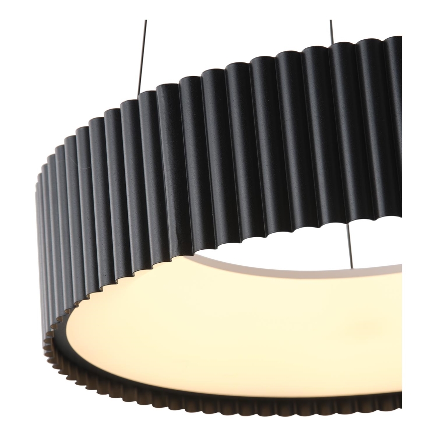 LED Luster na sajli LED/30W/230V 3000K crna