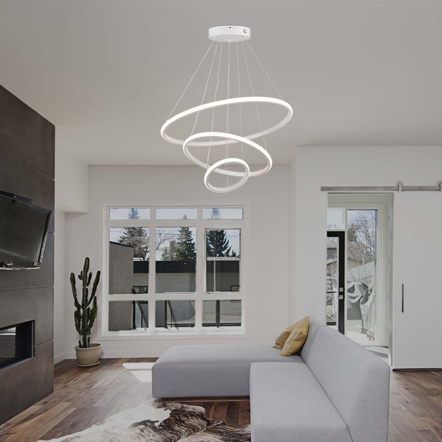 LED Luster na sajli LED/32W/230V 3000K bijela