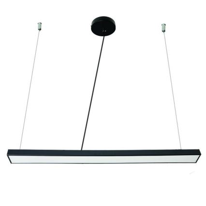 LED Luster na sajli LED/32W/230V 4000K pr. 120 cm crna