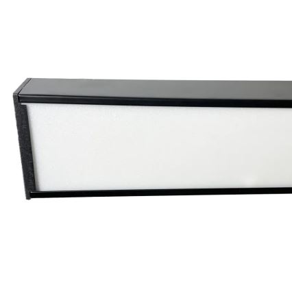 LED Luster na sajli LED/32W/230V 4000K pr. 120 cm crna