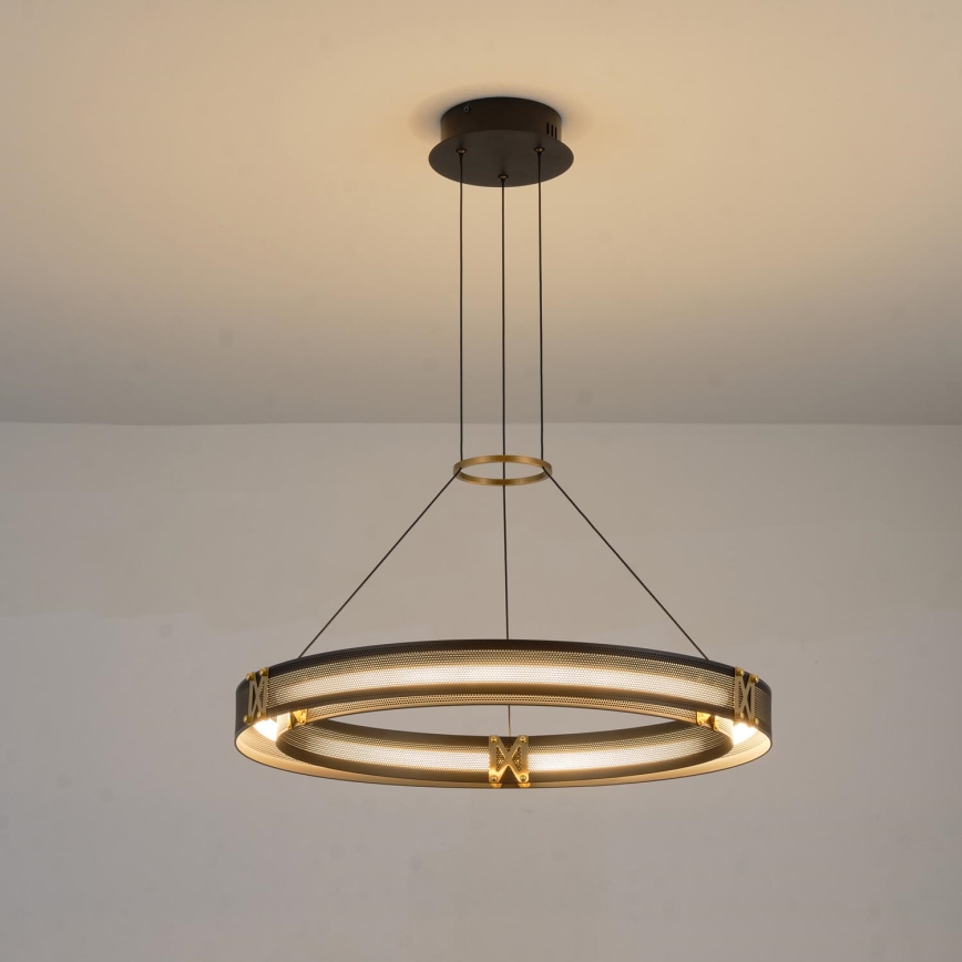 LED Luster na sajli LED/33W/230V 3000K 62x120 cm
