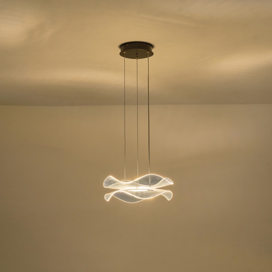 LED Luster na sajli LED/34W/230V 3000K