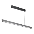 LED Luster na sajli LED/36W/230V 3000/4000/6400K antracit