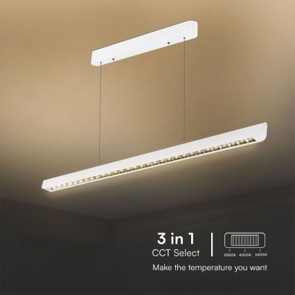 LED Luster na sajli LED/36W/230V 3000/4000/6400K bijela