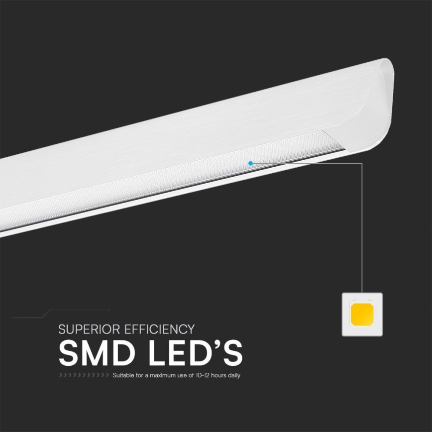 LED Luster na sajli LED/36W/230V 3000/4000/6400K bijela
