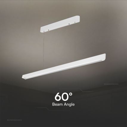 LED Luster na sajli LED/36W/230V 3000/4000/6400K bijela