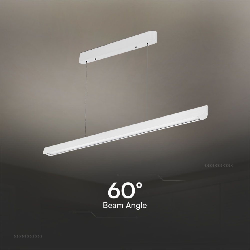 LED Luster na sajli LED/36W/230V 3000/4000/6400K bijela