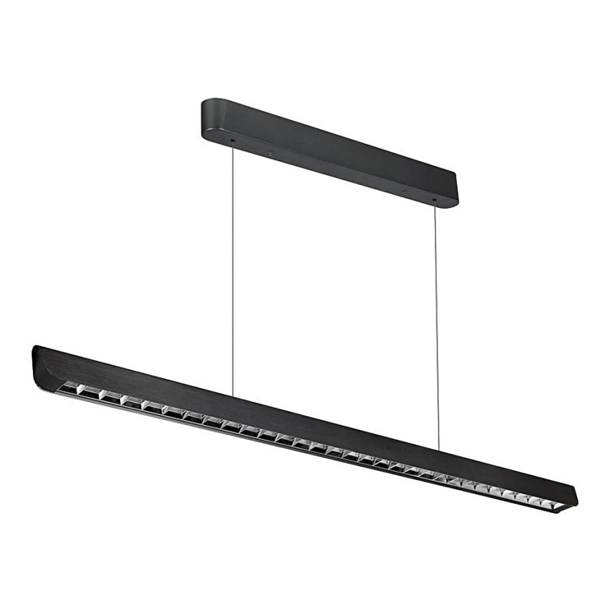LED Luster na sajli LED/36W/230V 3000/4000/6400K crna