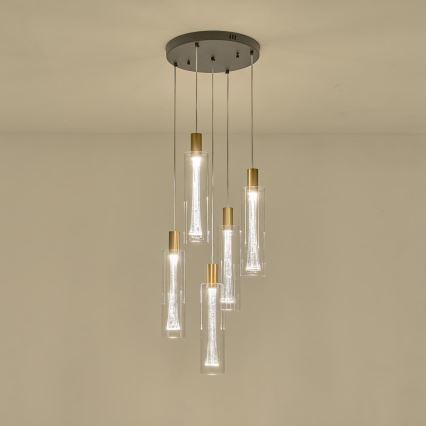 LED Luster na sajli LED/38W/230V 3000K