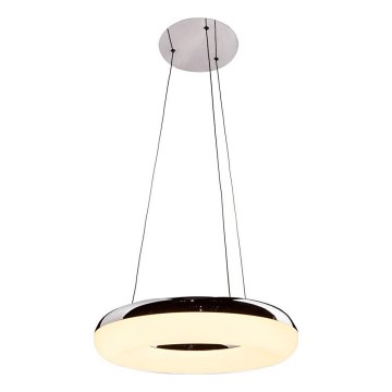 LED Luster na sajli LED/40W/230V 3000K pr. 40 cm sjajni krom