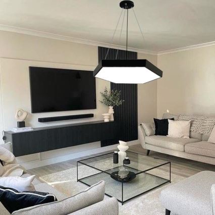 LED Luster na sajli LED/40W/230V 4000K pr. 60 cm