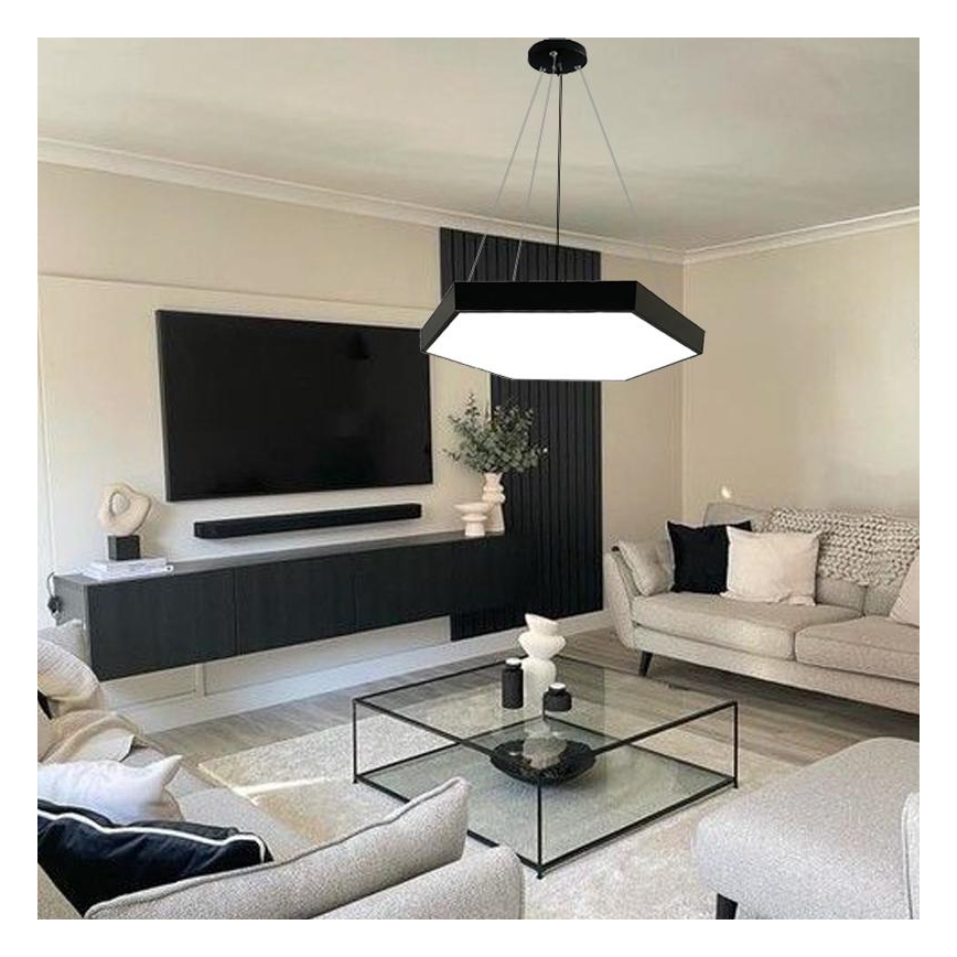 LED Luster na sajli LED/40W/230V 4000K pr. 60 cm