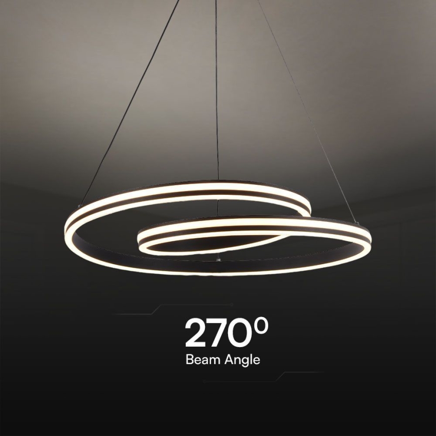 LED Luster na sajli LED/40W/230V 3000/4000/6400K