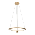 LED Luster na sajli LED/45W/230V 3000K pr. 62 cm zlatna