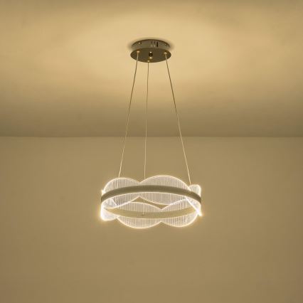 LED Luster na sajli LED/48W/230V 3000K