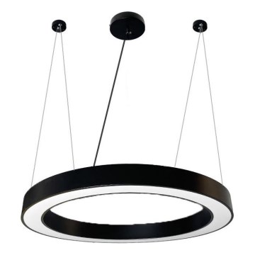 LED Luster na sajli LED/50W/230V 4000K pr. 100 cm crna