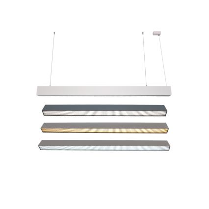 LED luster na sajli LED/55W/230V 3000/4000/6500K 120 cm bijela