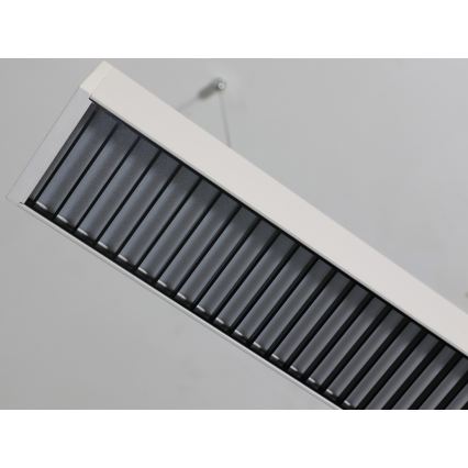LED luster na sajli LED/55W/230V 3000/4000/6500K 120 cm bijela