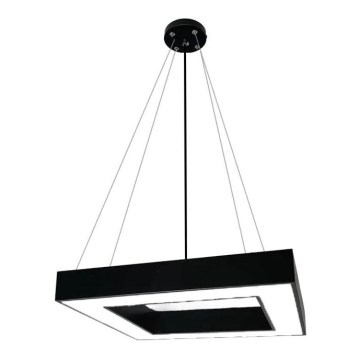 LED Luster na sajli LED/55W/230V 4000K 80x80 cm