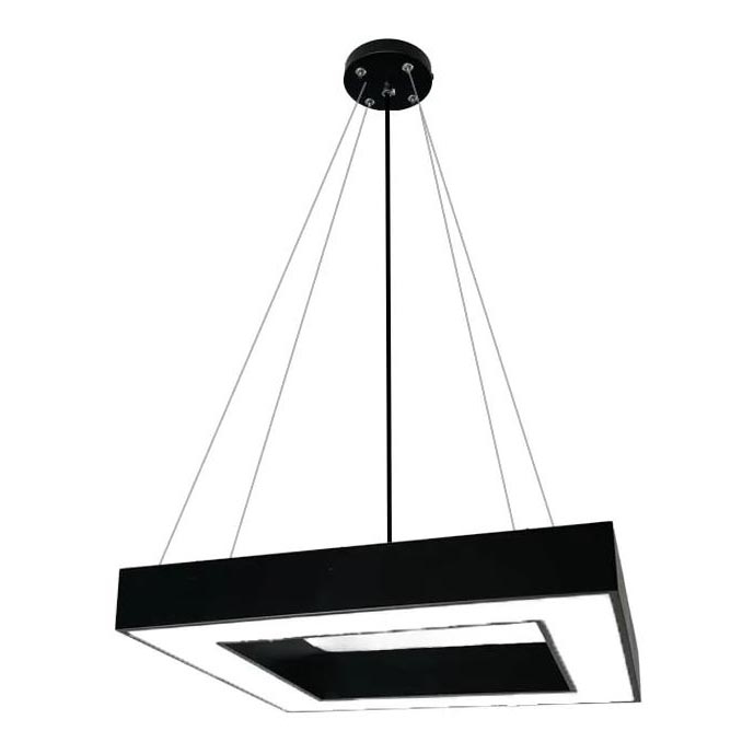 LED Luster na sajli LED/55W/230V 4000K 80x80 cm