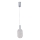 LED Luster na sajli LED/6,3W/230V 3000K sjajni krom pr. 20 cm