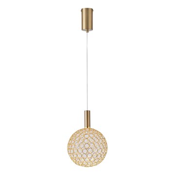 LED Luster na sajli LED/6,3W/230V 3000K zlatna pr. 20 cm