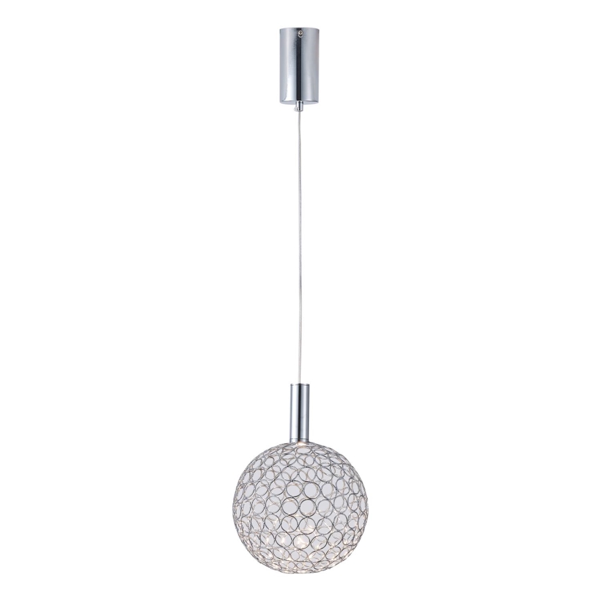 LED Luster na sajli LED/6,3W/230V 3000K zlatna pr. 25 cm