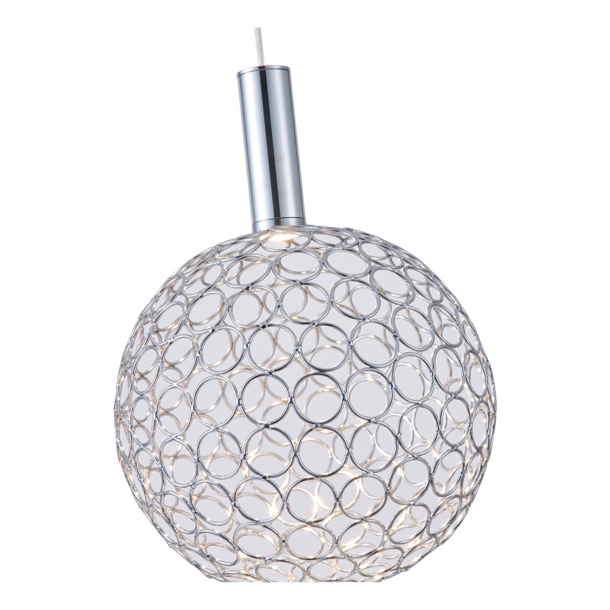 LED Luster na sajli LED/6,3W/230V 3000K zlatna pr. 25 cm
