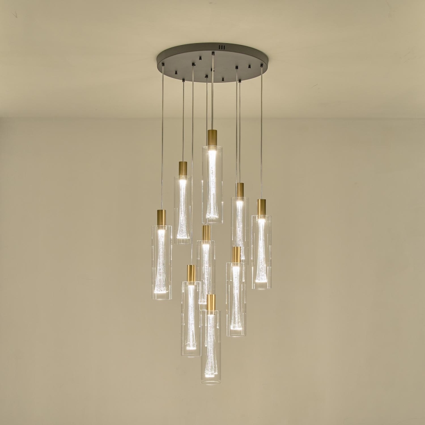 LED Luster na sajli LED/60W/230V 3000K
